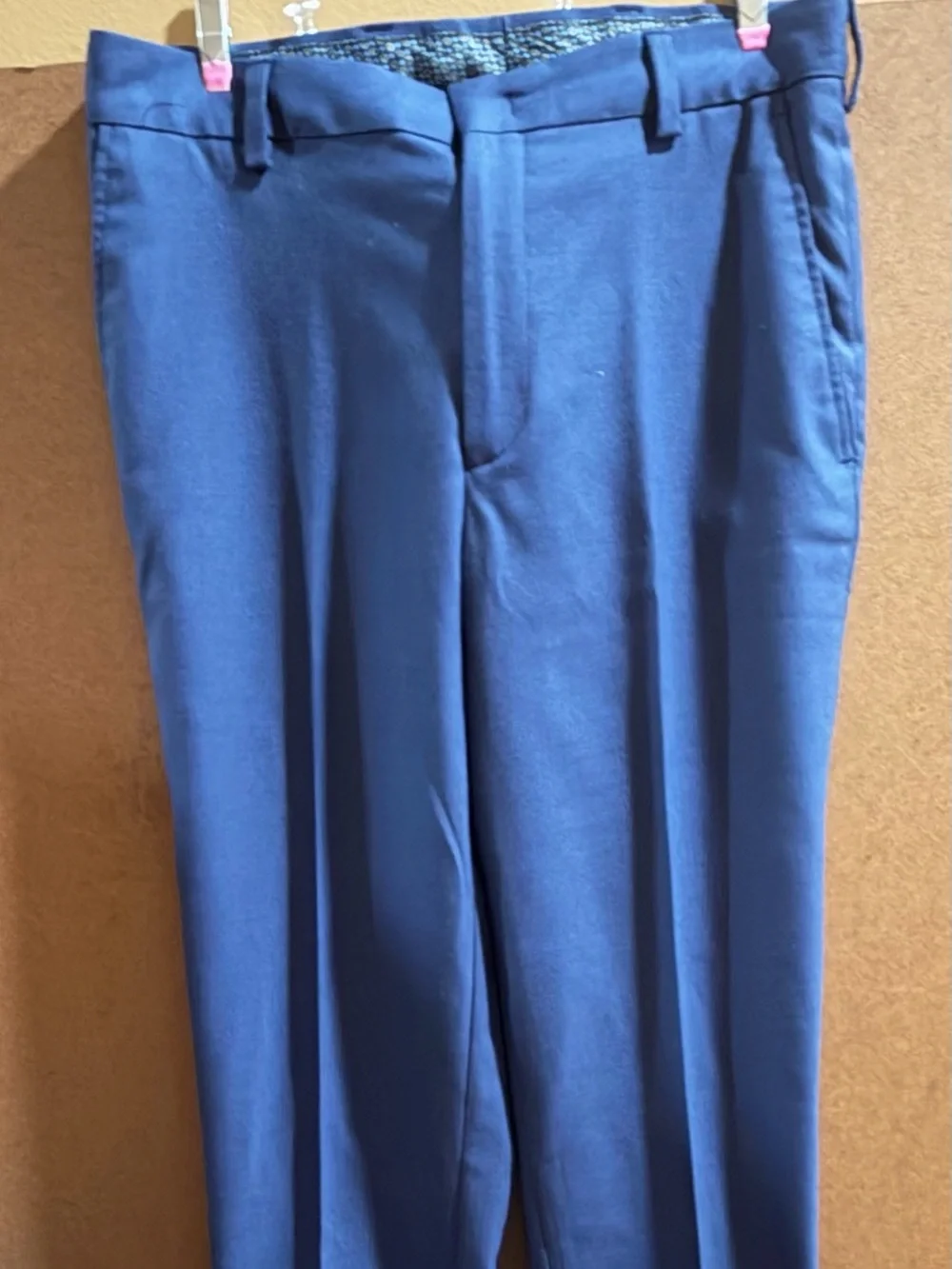 Laure Ralph Lauren boys 12R Royal Blue Dress Pants. Adjustable waist